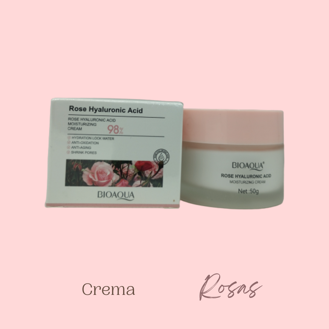 Creama Rosas + Ácido Hialurónico