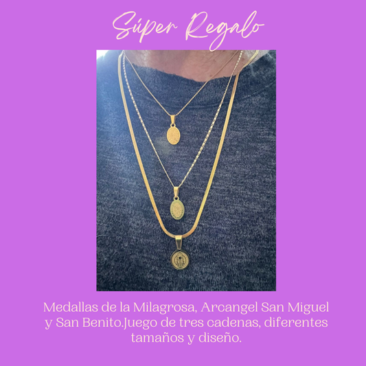 Juego de Cadenas y Dijes