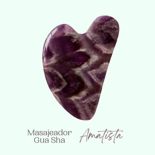 Masajeador Gua Sha Amatista